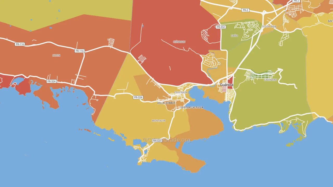 00647, PR Map of Theft Rates