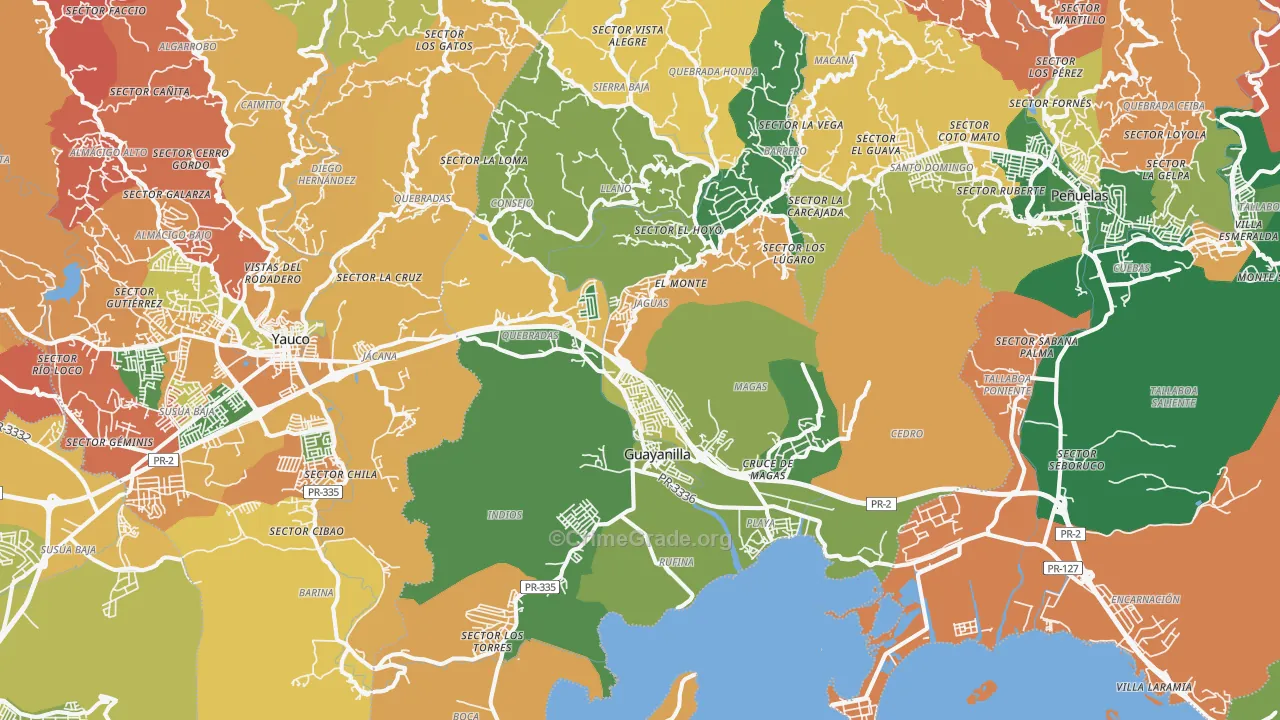00656, PR Map of Theft Rates