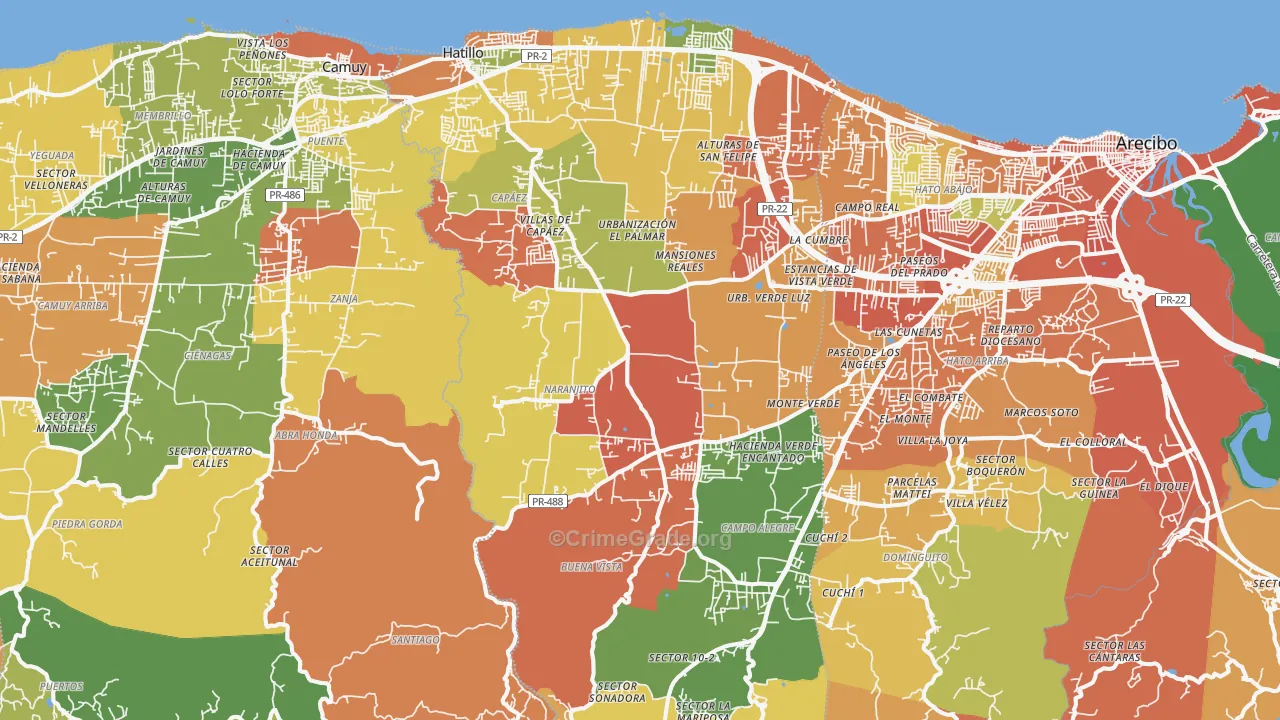 00659, PR Map of Theft Rates
