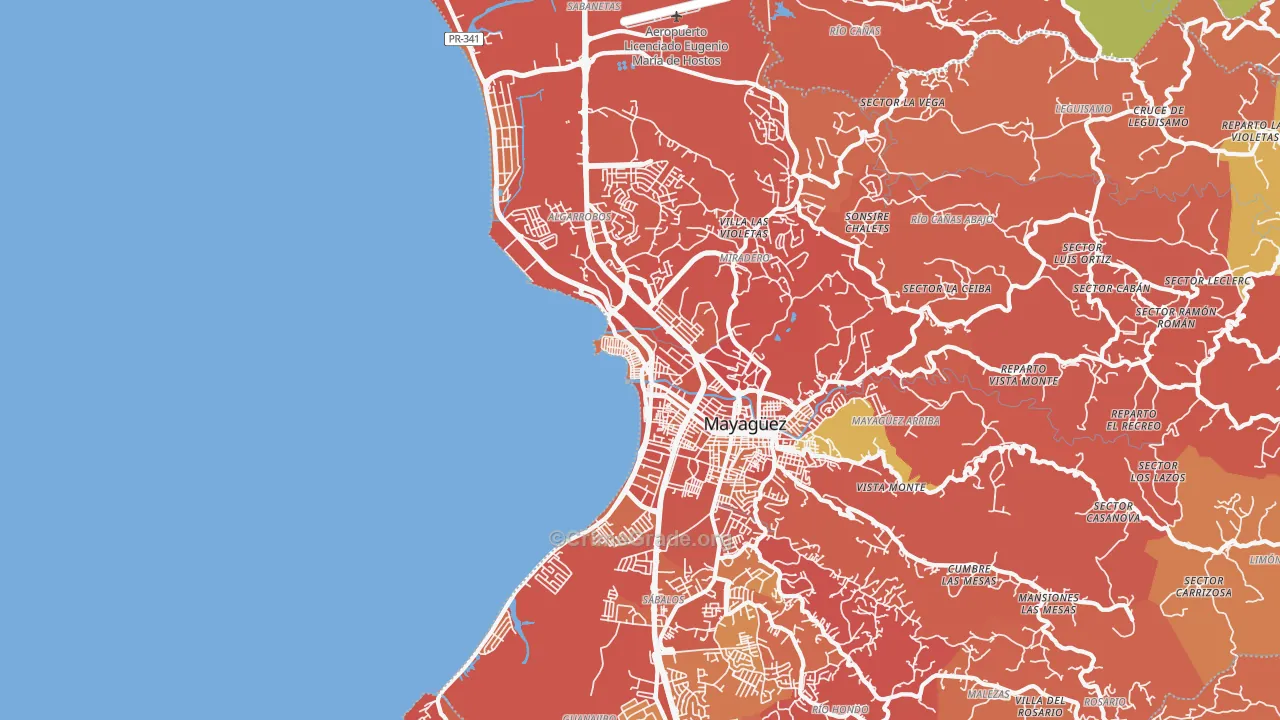 00682, PR Map of Theft Rates