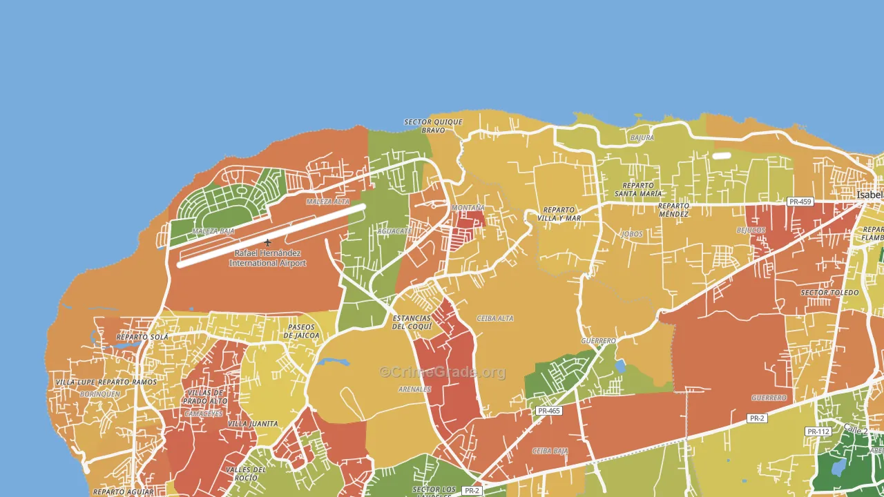 00690, PR Map of Theft Rates