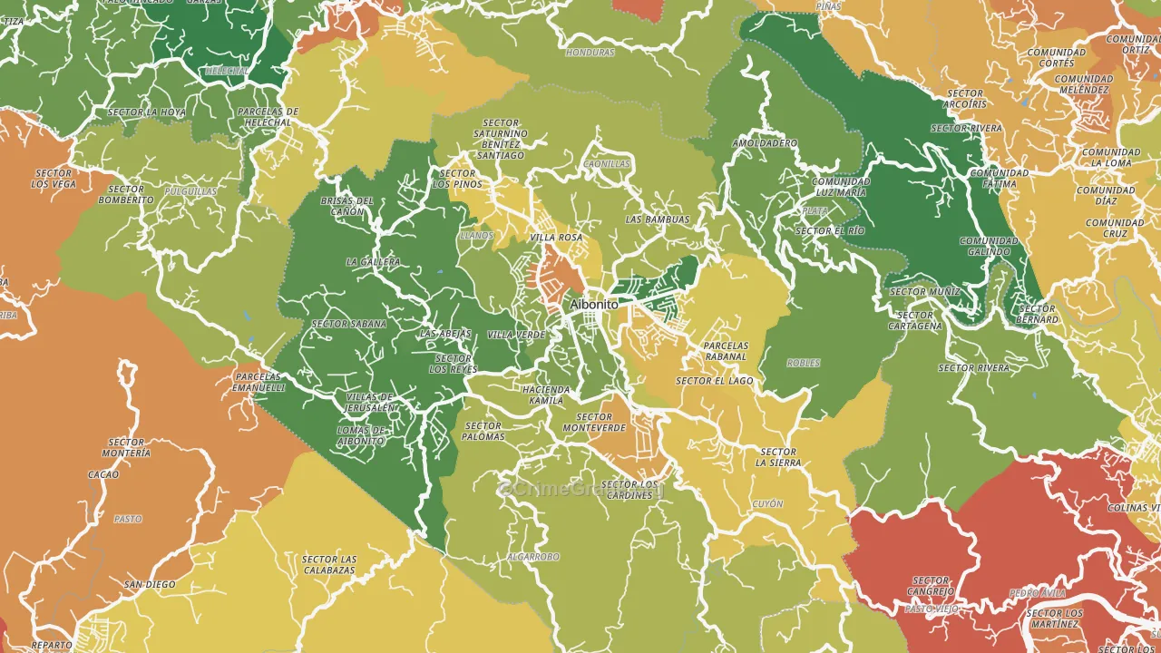 00705, PR Map of Theft Rates