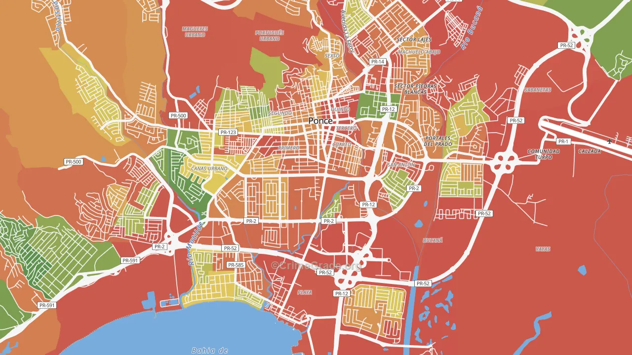 00717, PR Map of Theft Rates