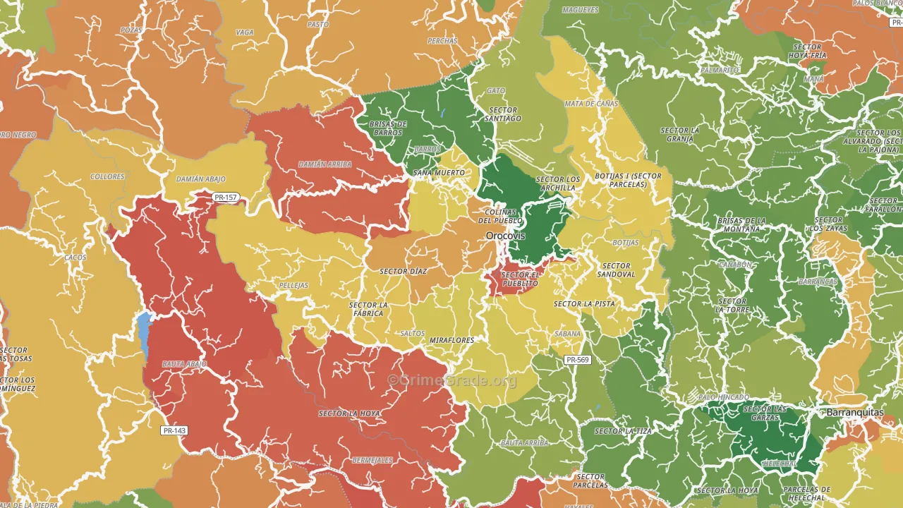 00720, PR Map of Theft Rates
