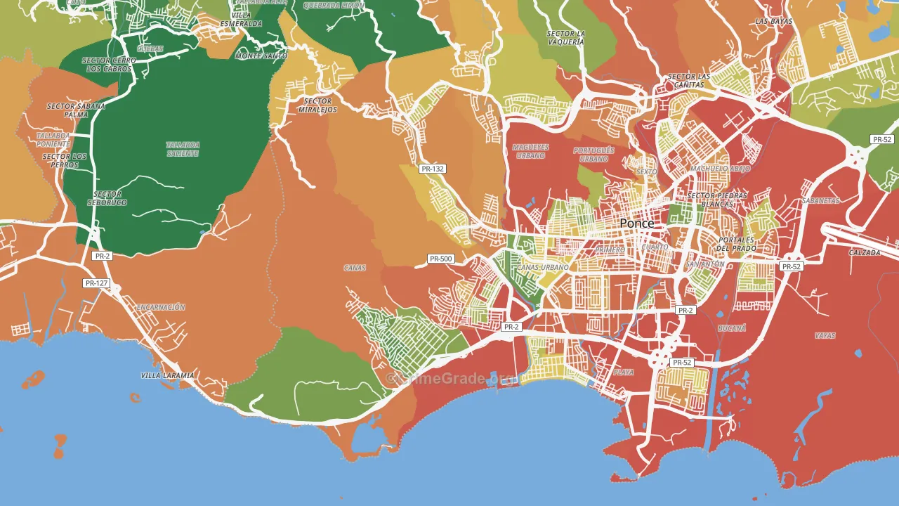 00728, PR Map of Theft Rates