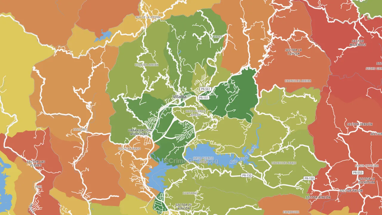 00766, PR Map of Theft Rates