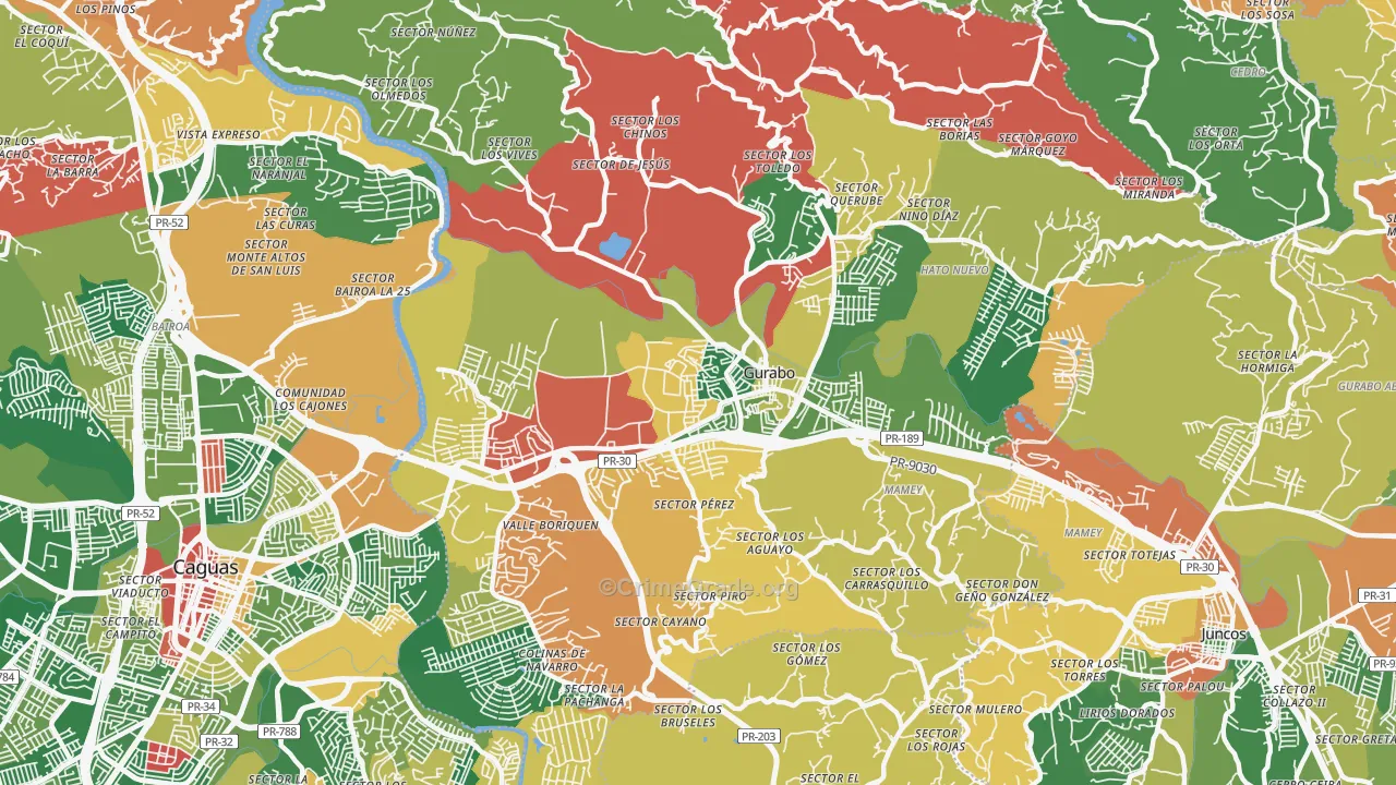 00778, PR Map of Theft Rates