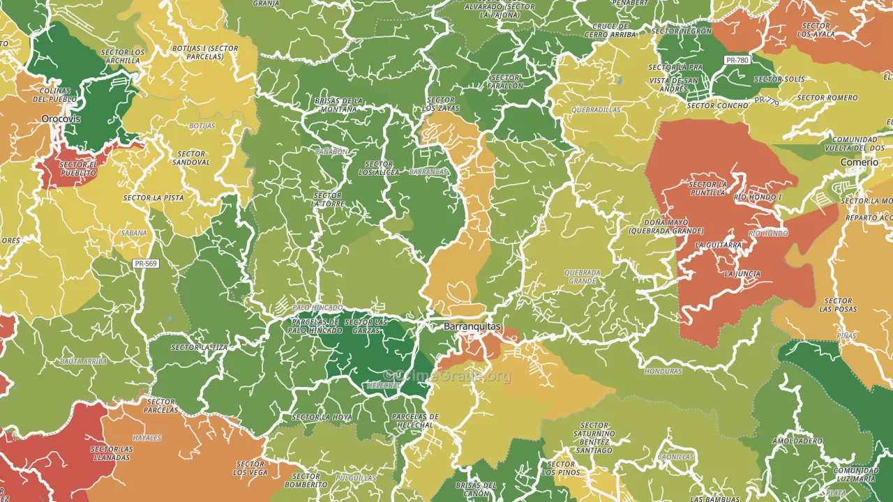 00794, PR Map of Theft Rates