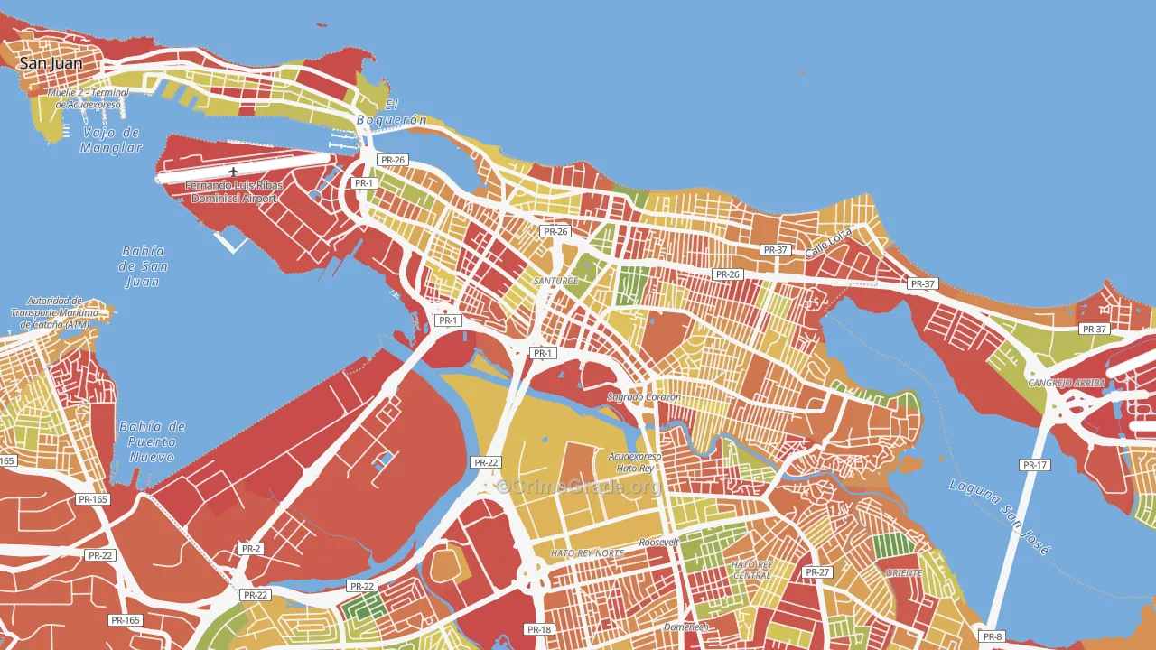 00909, PR Map of Theft Rates
