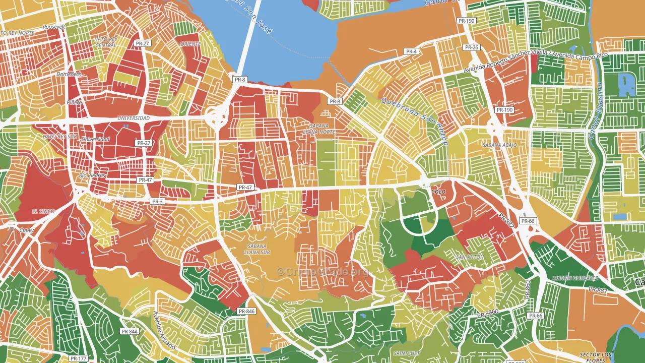 00924, PR Map of Theft Rates