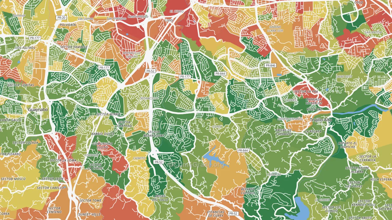 00926, PR Map of Theft Rates