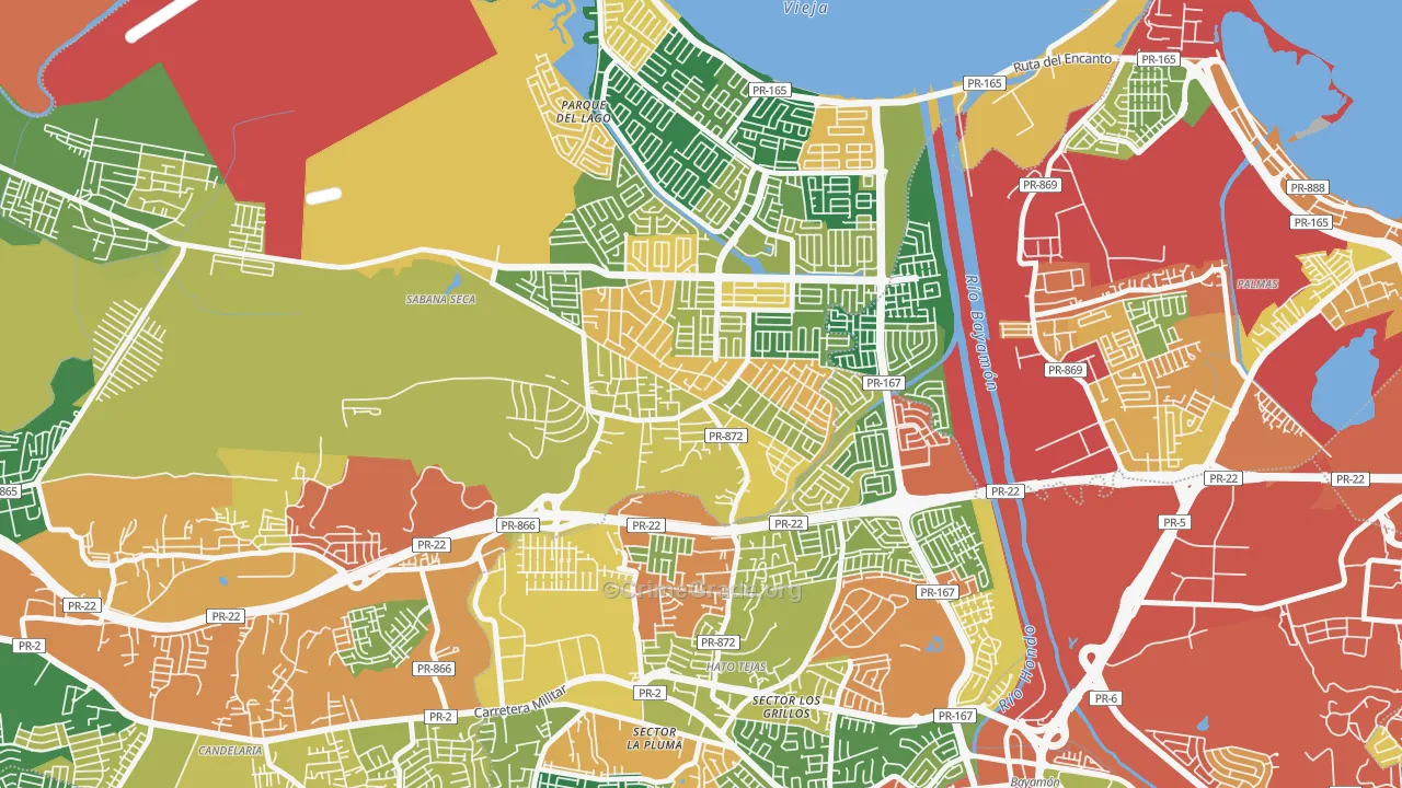00952, PR Map of Theft Rates