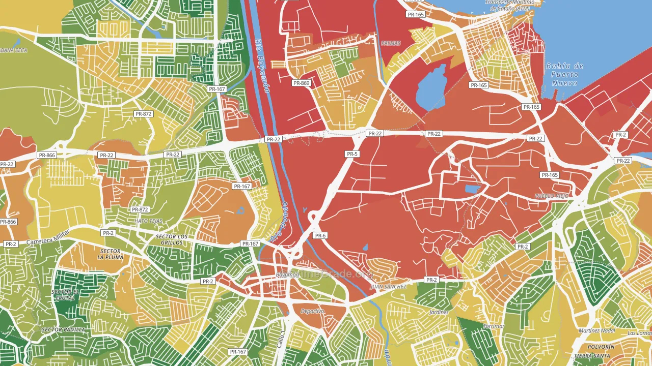 00960, PR Map of Theft Rates