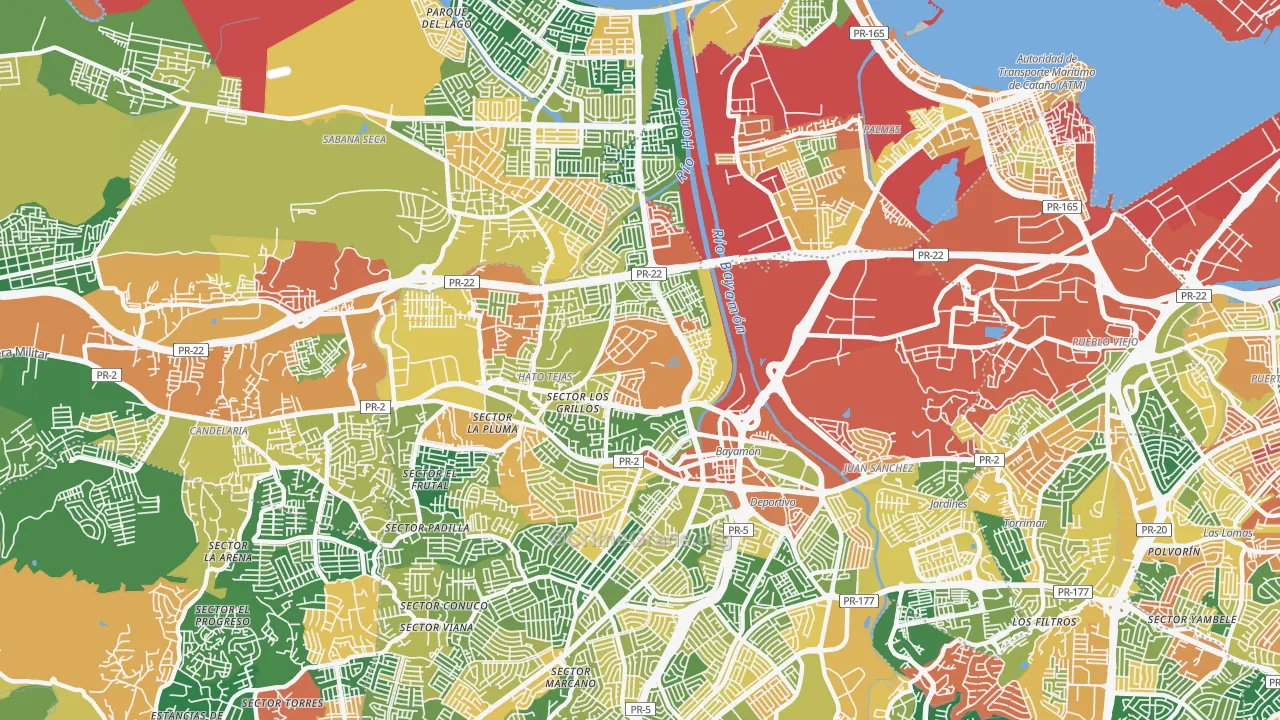 00961, PR Map of Theft Rates