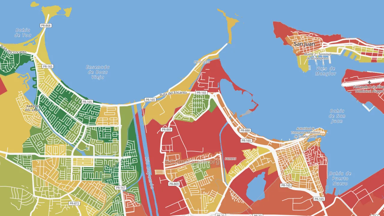 00963, PR Map of Theft Rates