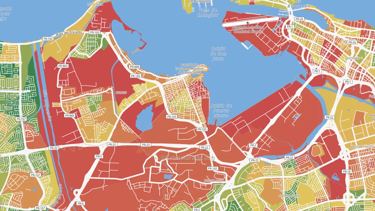 00965, PR Map of Theft Rates