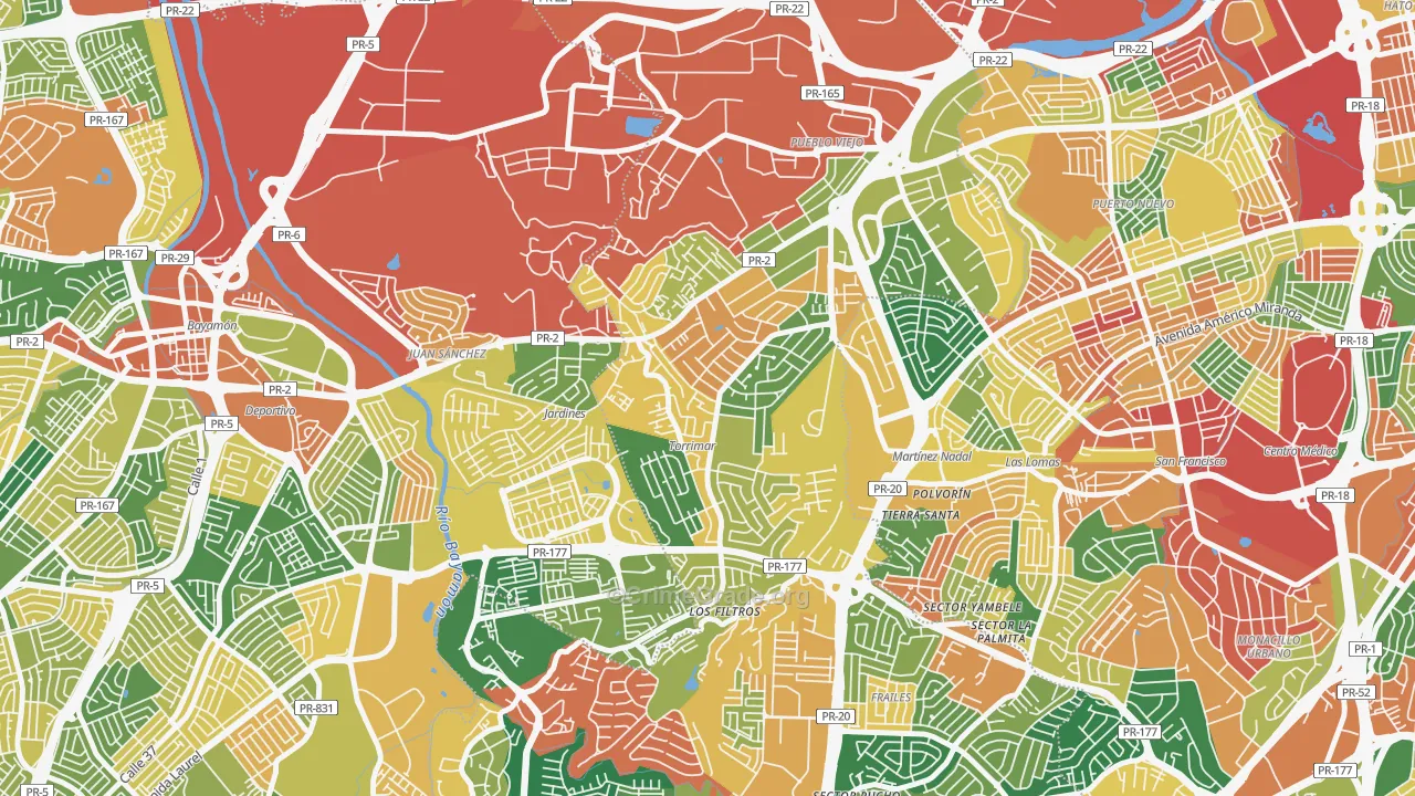 00966, PR Map of Theft Rates