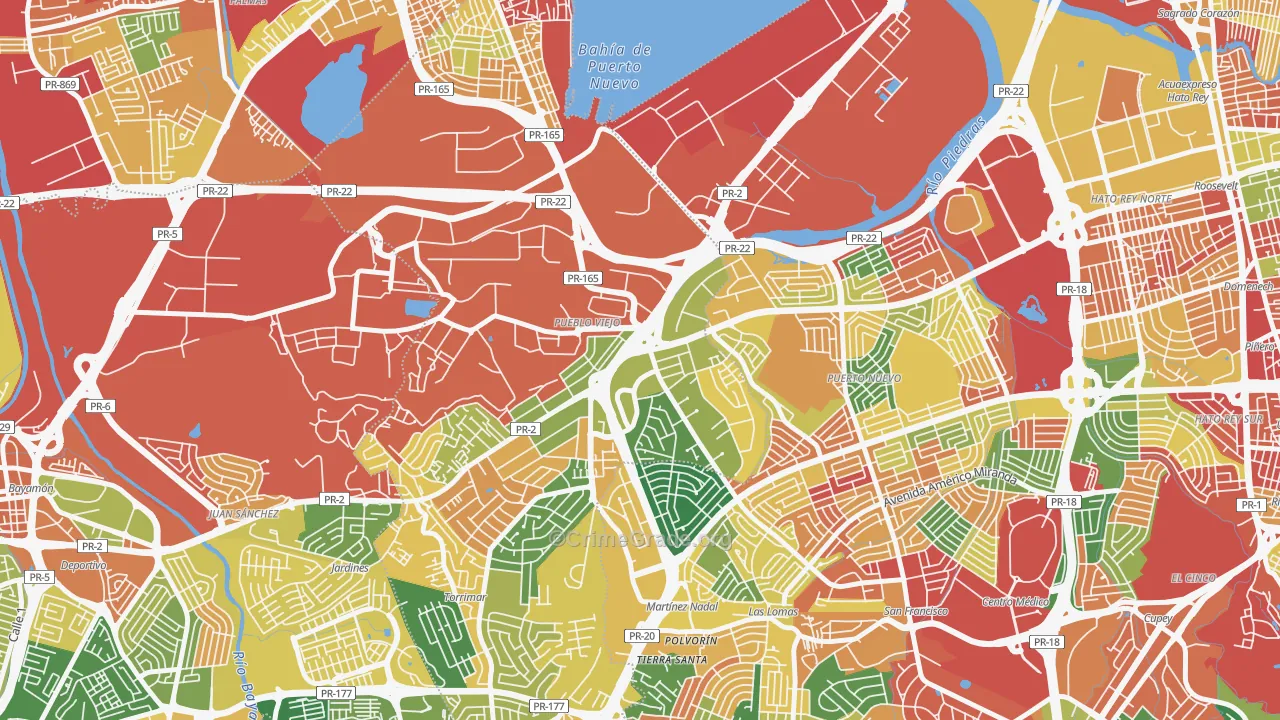 00968, PR Map of Theft Rates