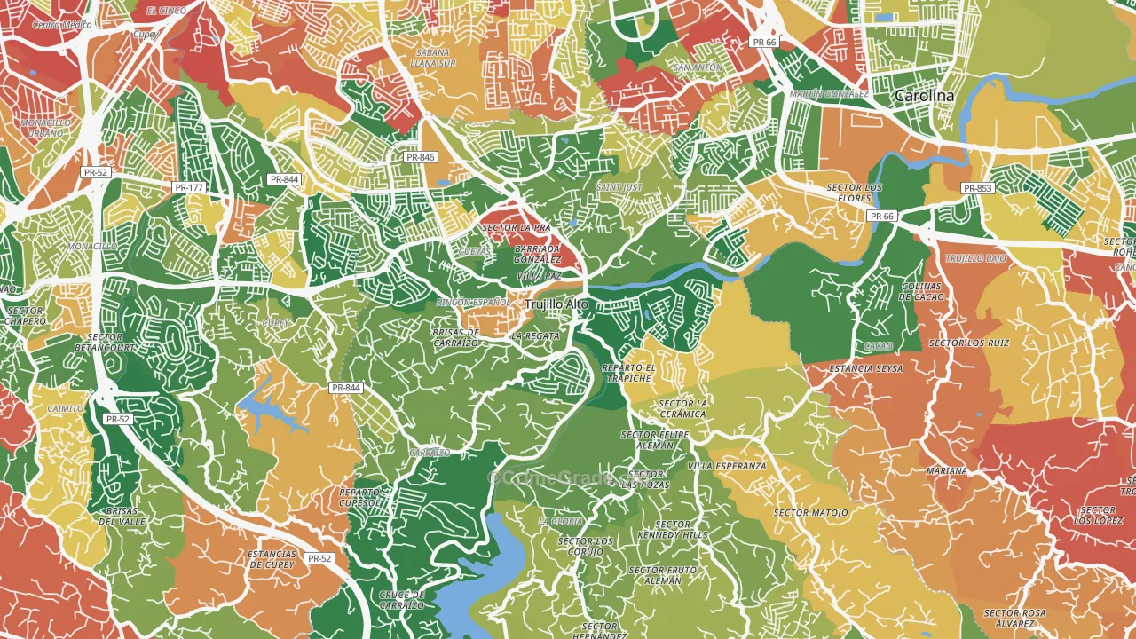 00976, PR Map of Theft Rates