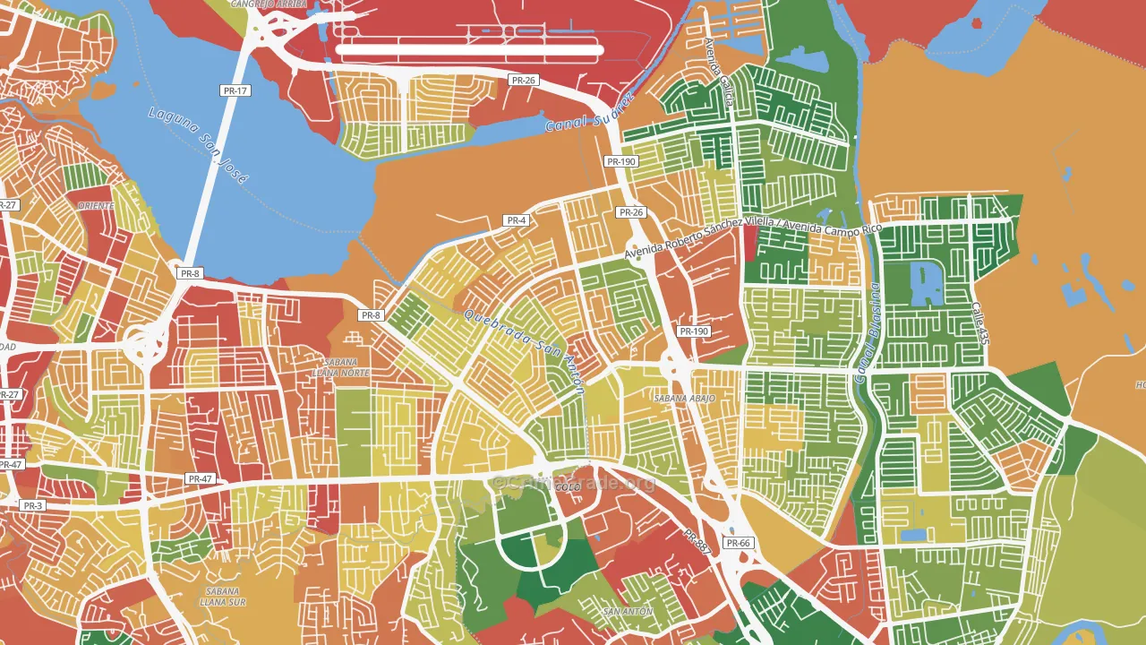 00982, PR Map of Theft Rates