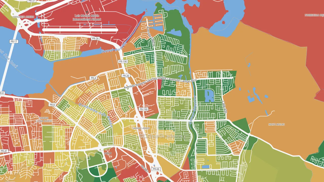 00983, PR Map of Theft Rates