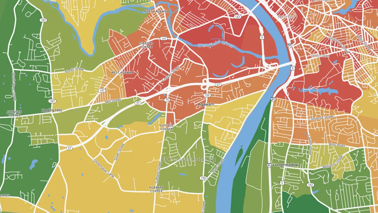 01001, MA Map of Theft Rates