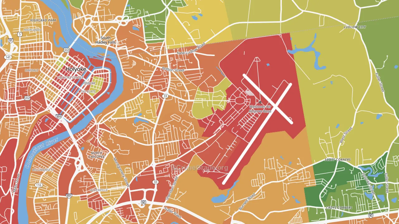 01022, MA Map of Theft Rates