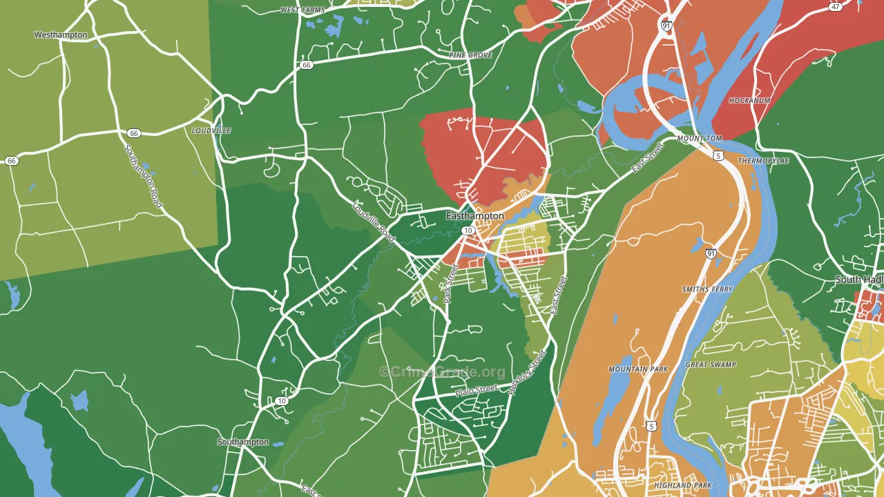 01027, MA Map of Theft Rates