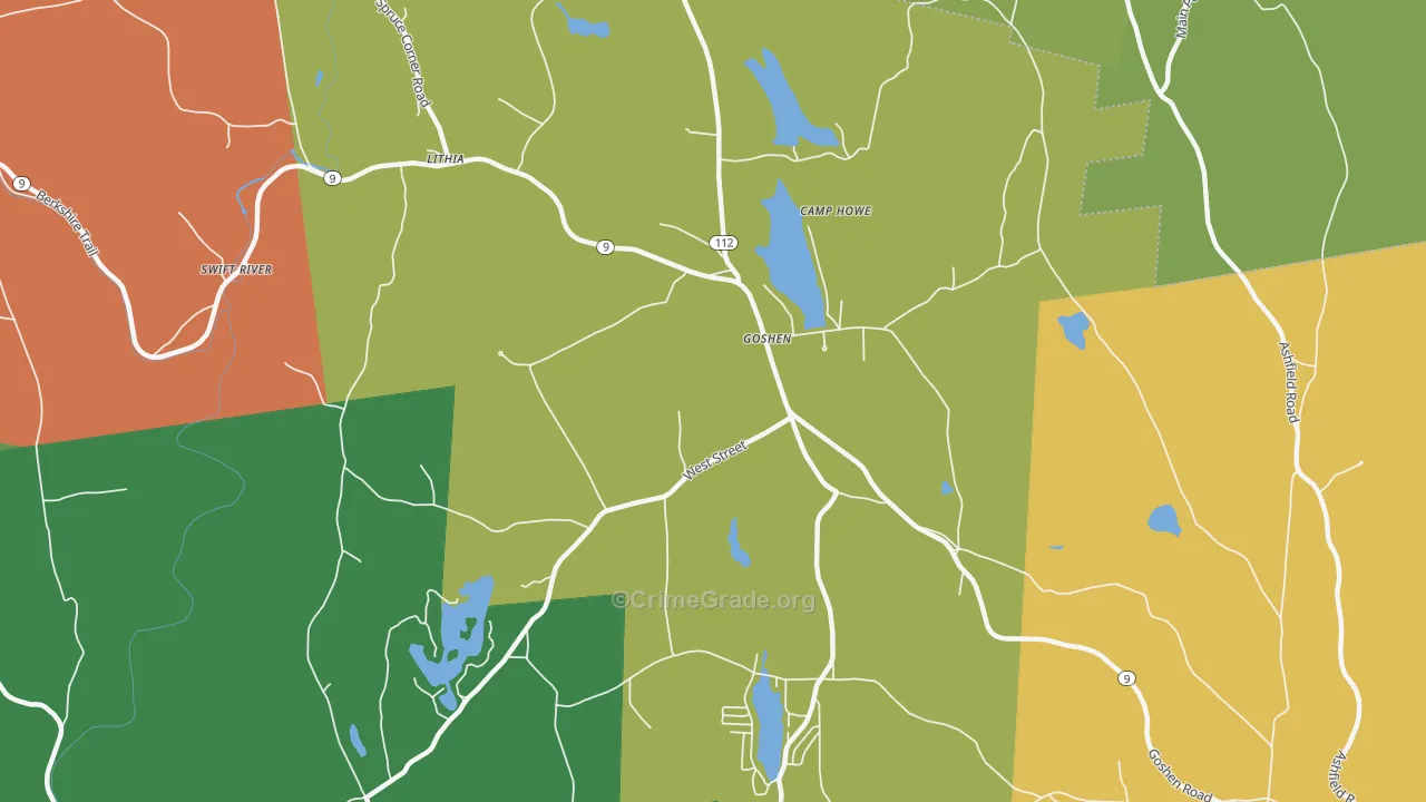 01032, MA Map of Theft Rates