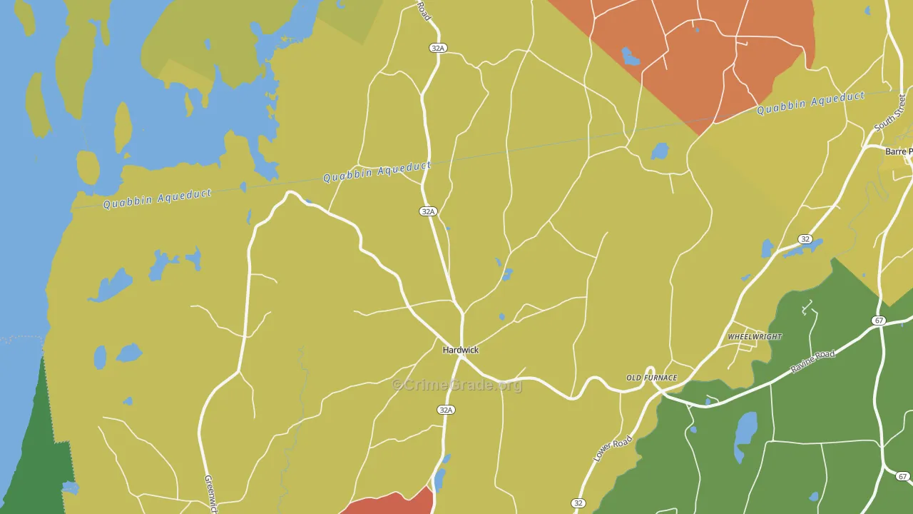 01037, MA Map of Theft Rates