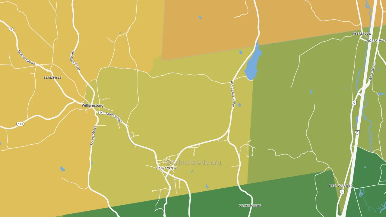 01039, MA Map of Theft Rates