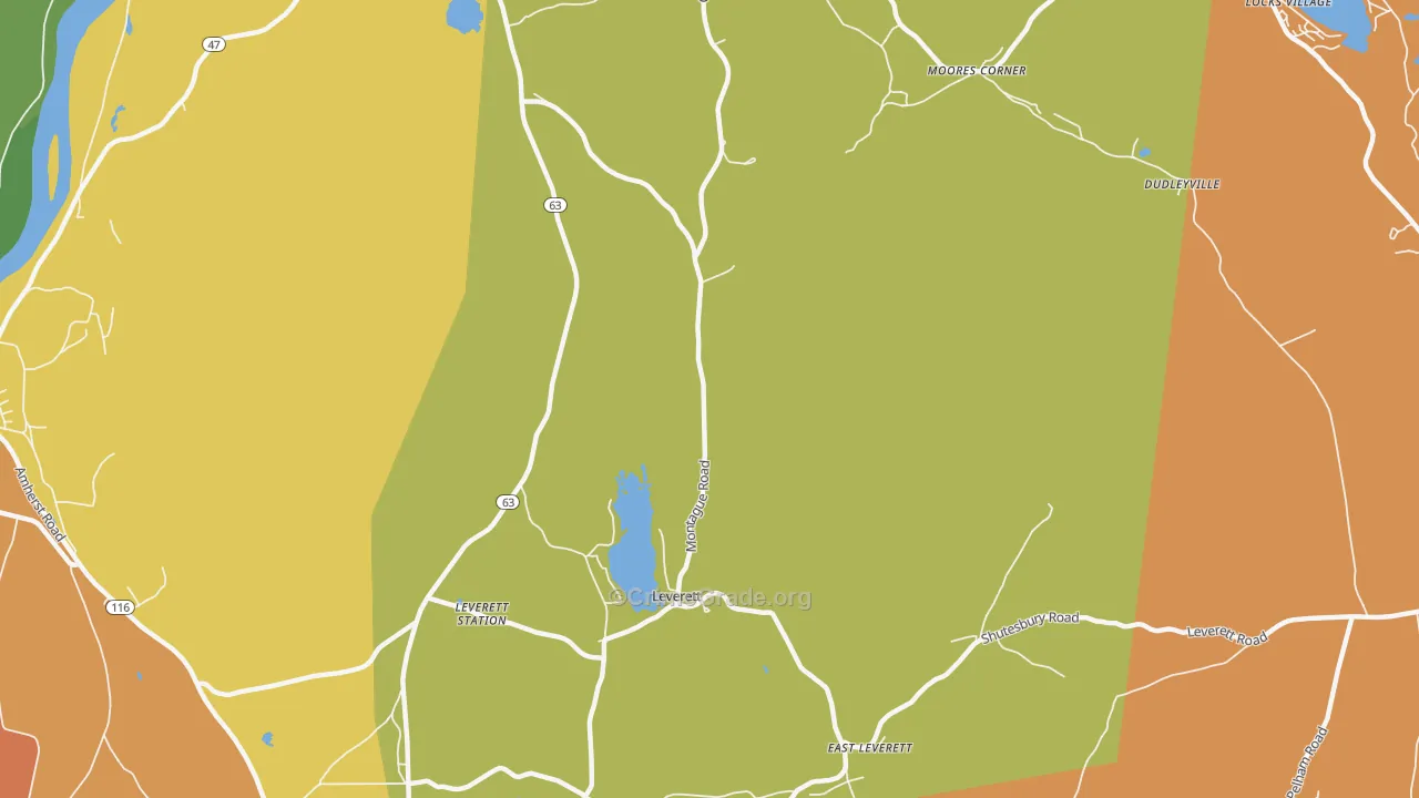 01054, MA Map of Theft Rates