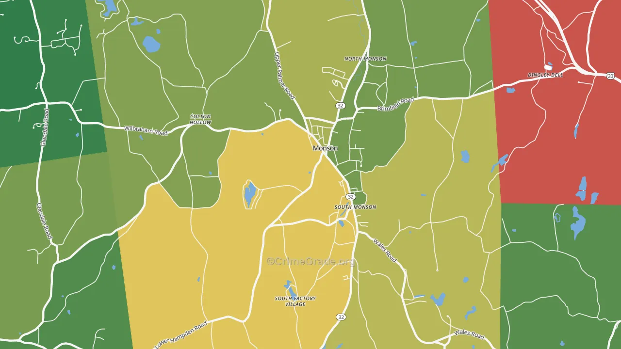 01057, MA Map of Theft Rates