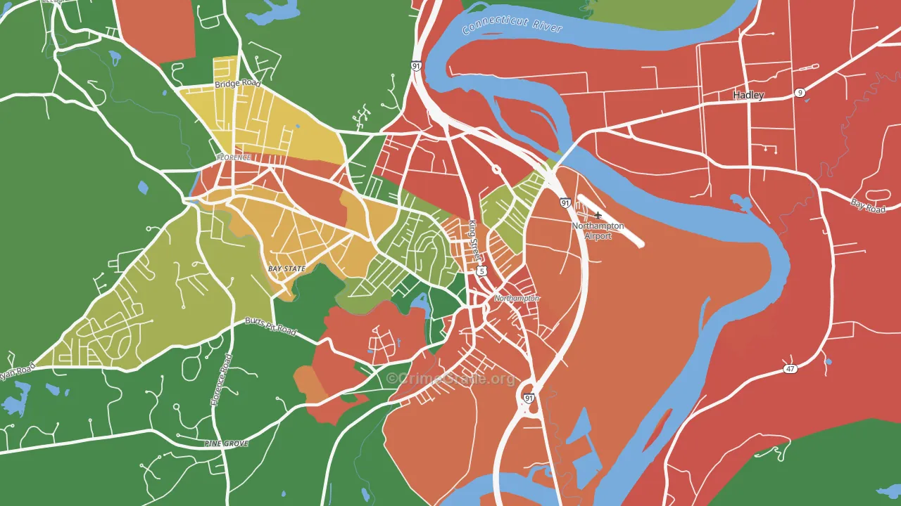 01060, MA Map of Theft Rates
