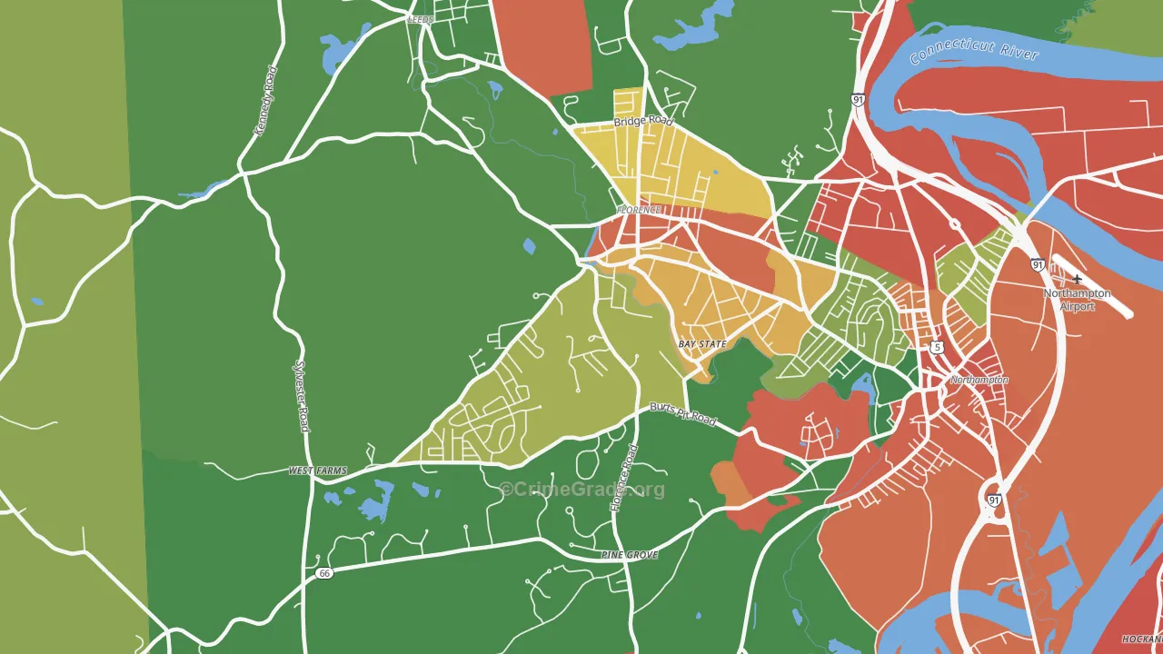 01062, MA Map of Theft Rates