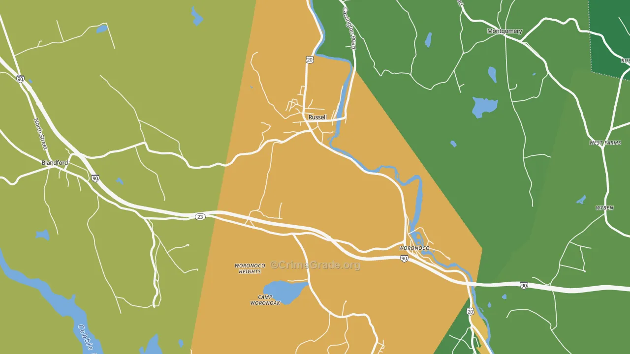 01071, MA Map of Theft Rates