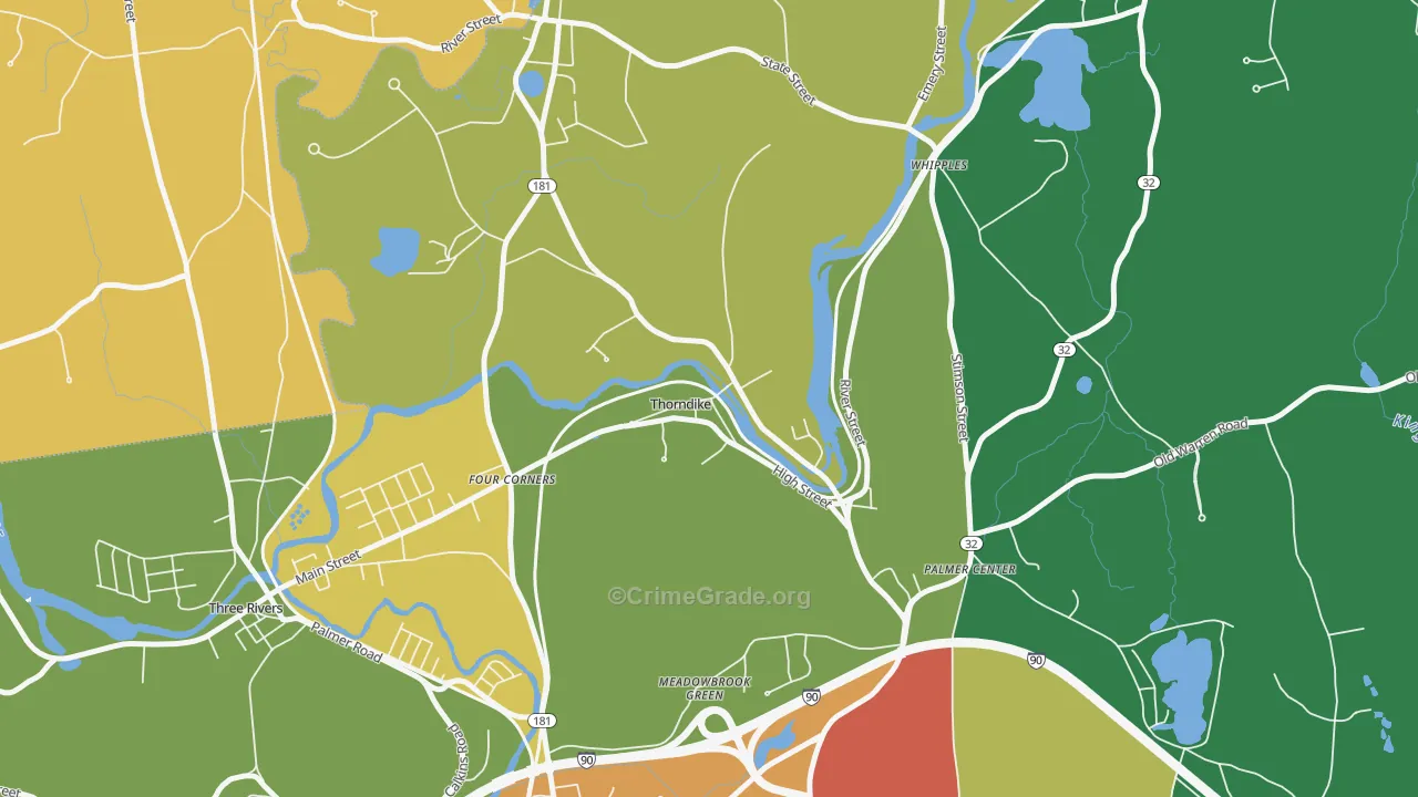 01079, MA Map of Theft Rates