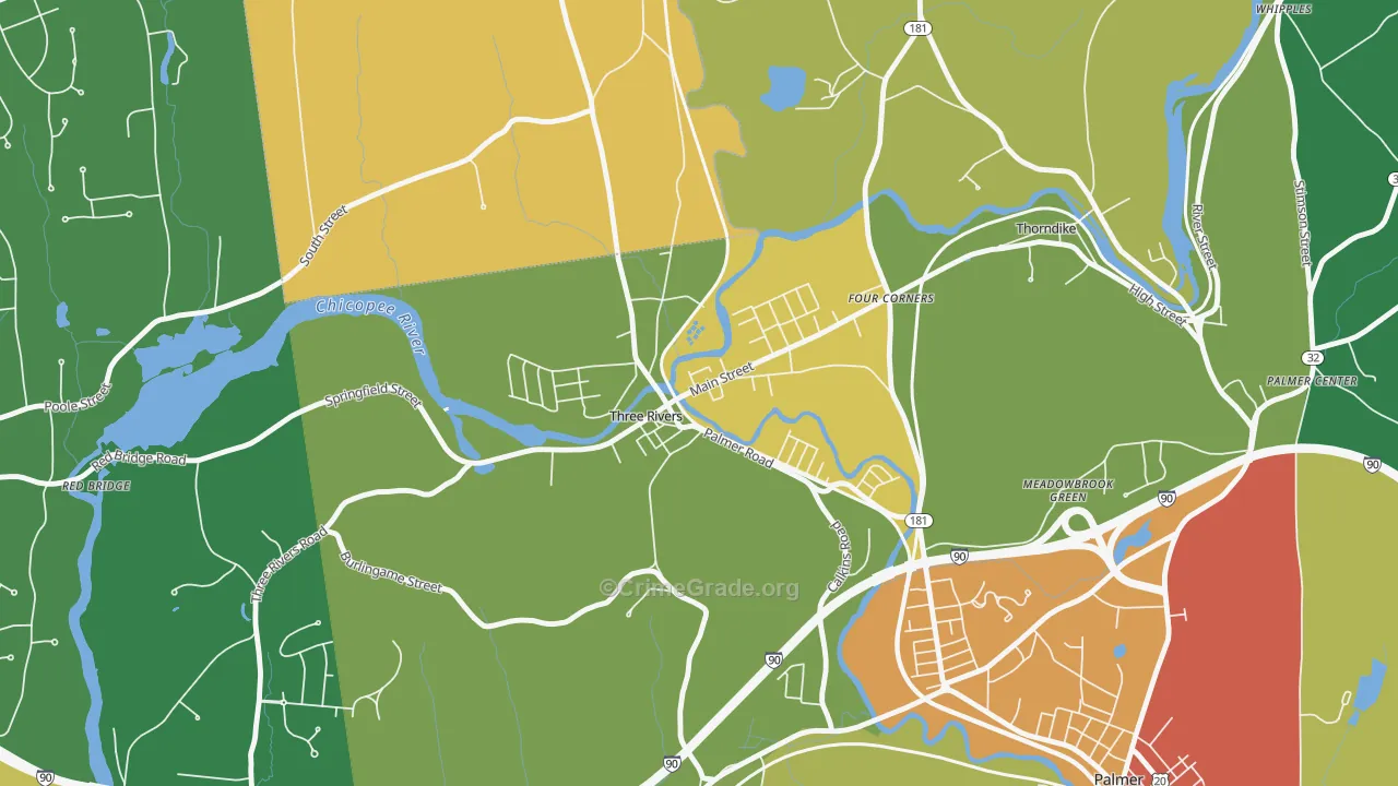 01080, MA Map of Theft Rates