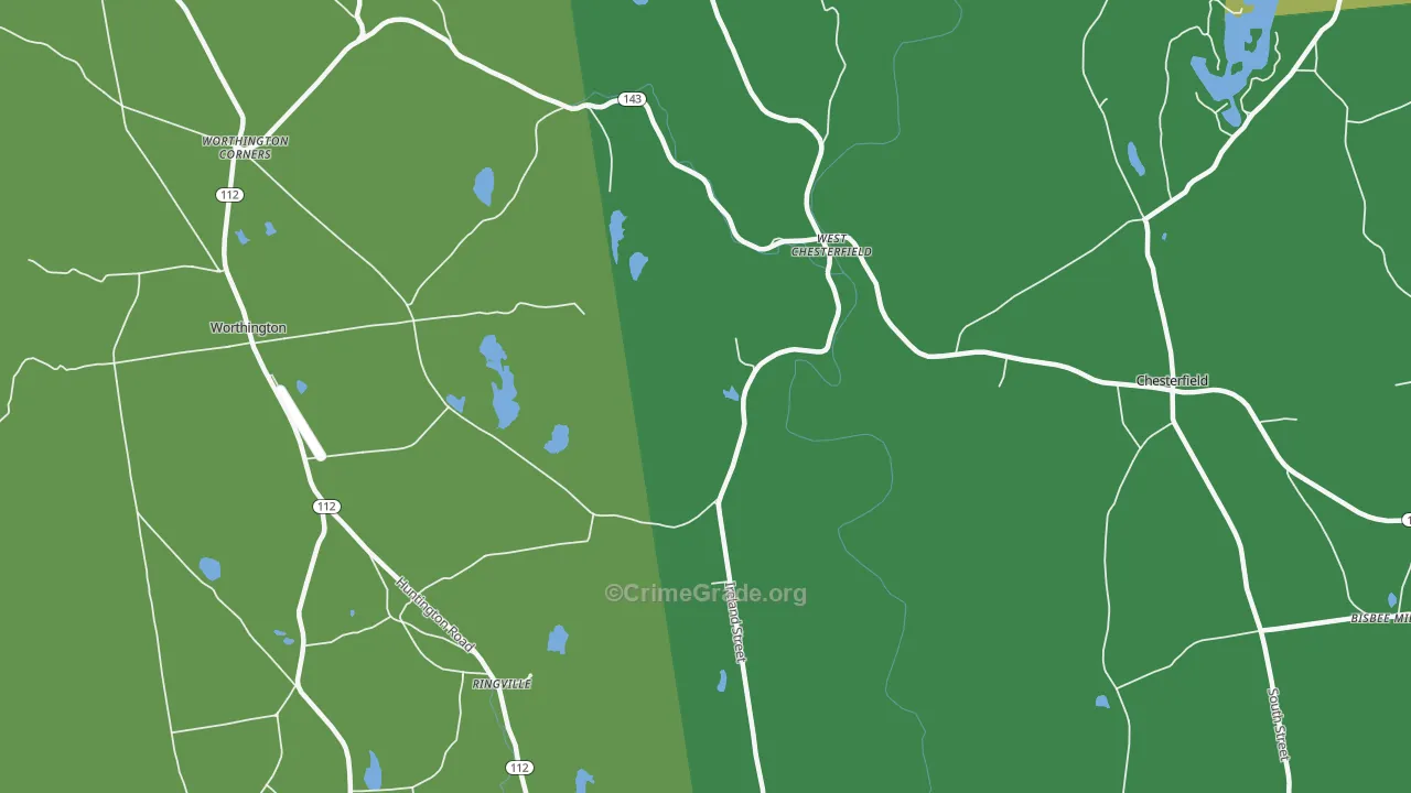 01084, MA Map of Theft Rates