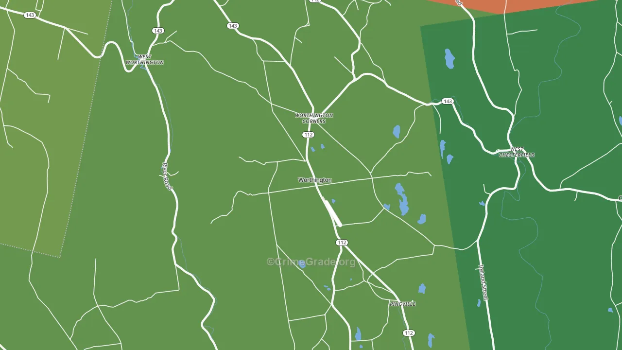 01098, MA Map of Theft Rates