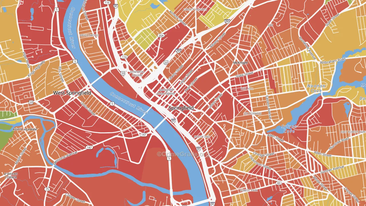 01103, MA Map of Theft Rates