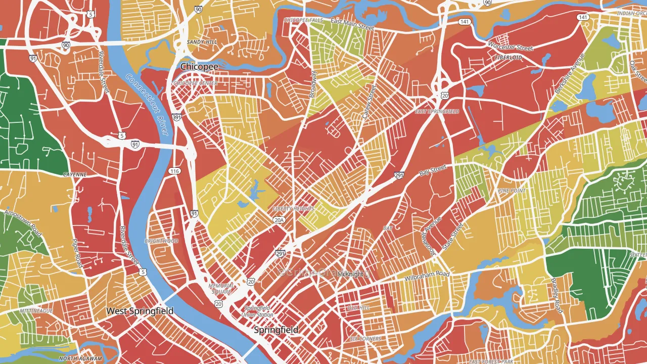 01104, MA Map of Theft Rates