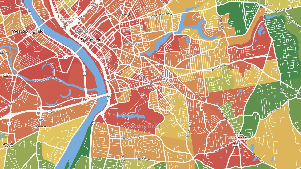 01108, MA Map of Theft Rates