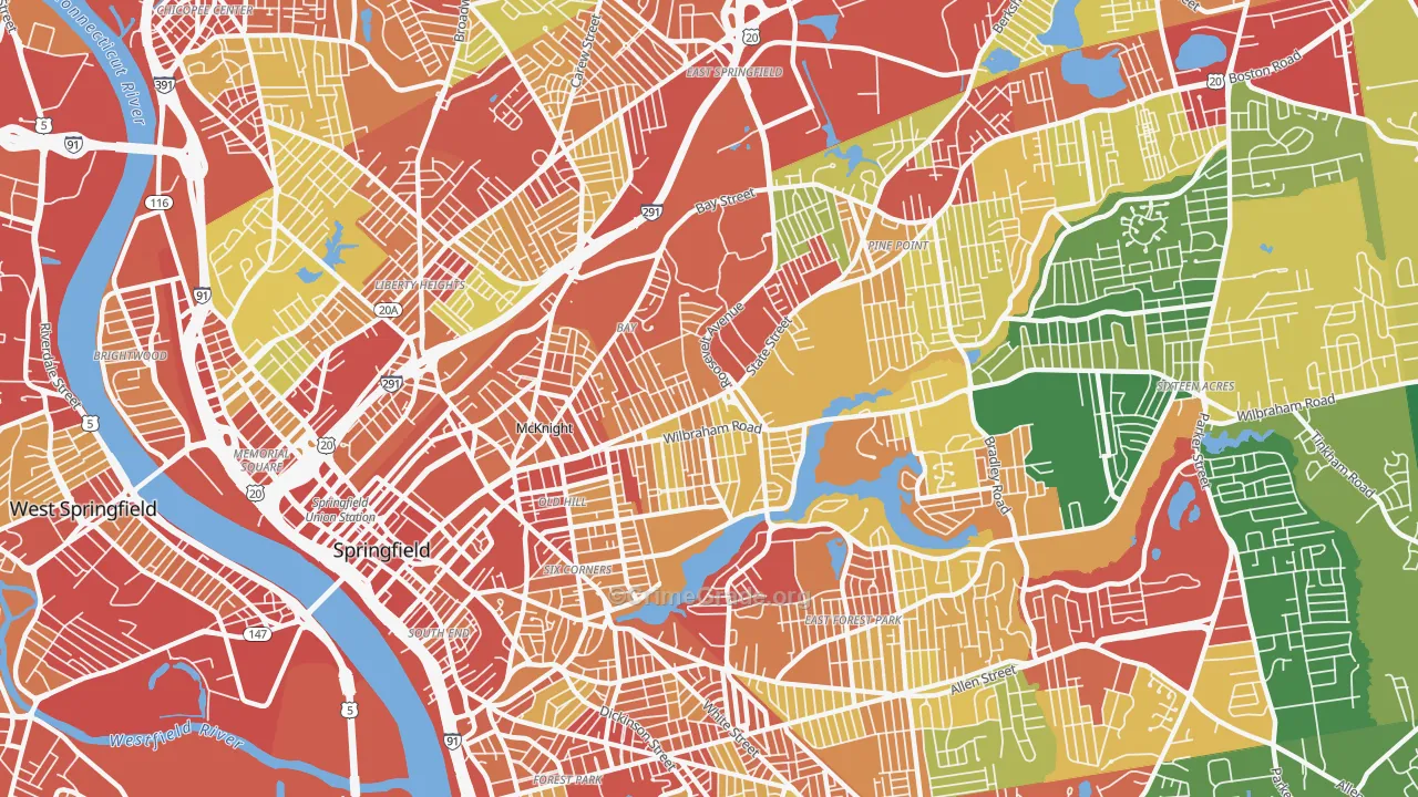 01109, MA Map of Theft Rates