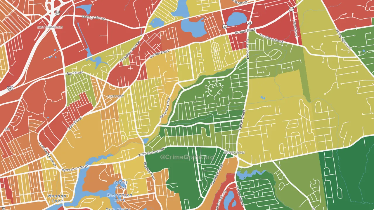 01119, MA Map of Theft Rates