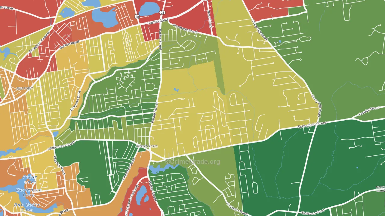 01129, MA Map of Theft Rates
