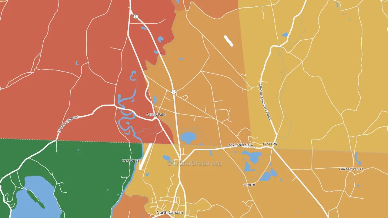 01222, MA Map of Theft Rates