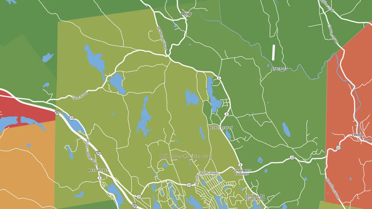01223, MA Map of Theft Rates