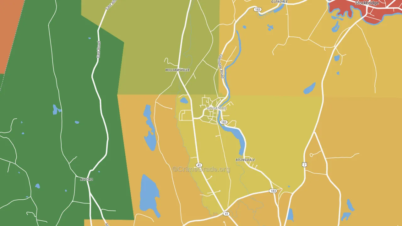 01236, MA Map of Theft Rates