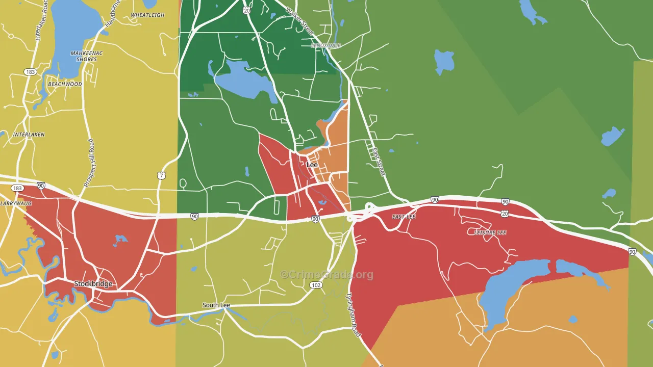 01238, MA Map of Theft Rates